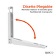 Soporte Pared para Condensador 12k / 18k / 24k BTU / Aire Acondicionado