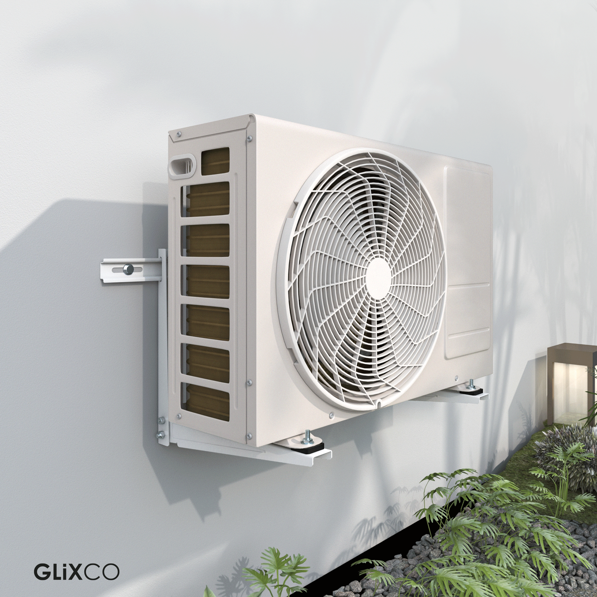 Soporte Pared para Condensador 12k / 18k / 24k BTU / Aire Acondicionado