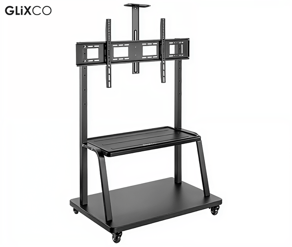 Pedestal Ultra Pesado para TV Pantalla Interactiva 55 a 100 Pulg / Carga 150 kg / VESA Max 1100x600mm