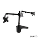 Rack Soporte Triple con Base de Escritorio para 3 Monitores 13 a 27 Pulg