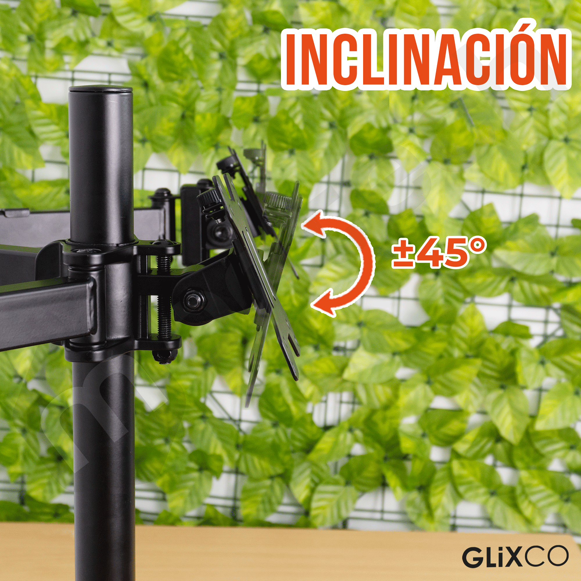 Rack Soporte Triple con Base de Escritorio para 3 Monitores 13 a 27 Pulg