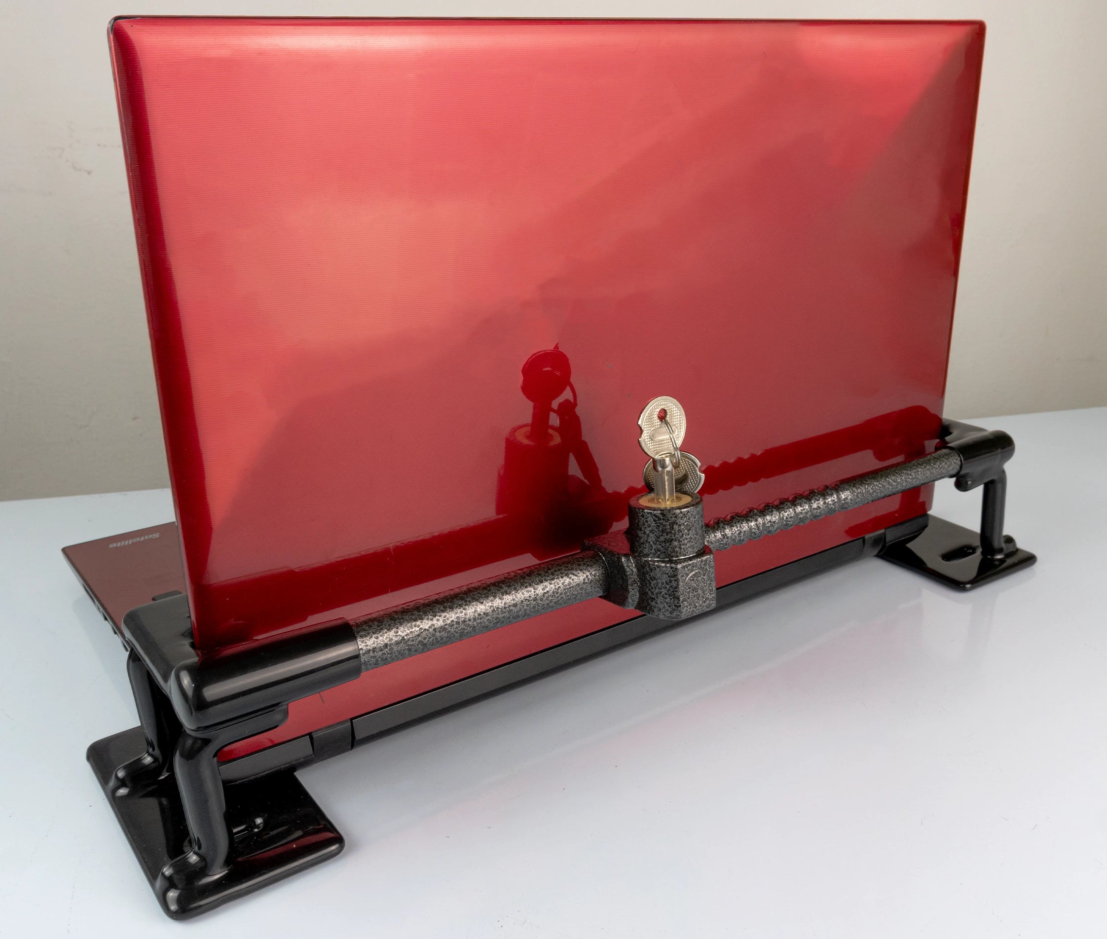 Soporte Base Anti-robo con Llave y Cable de Seguridad para Laptop
