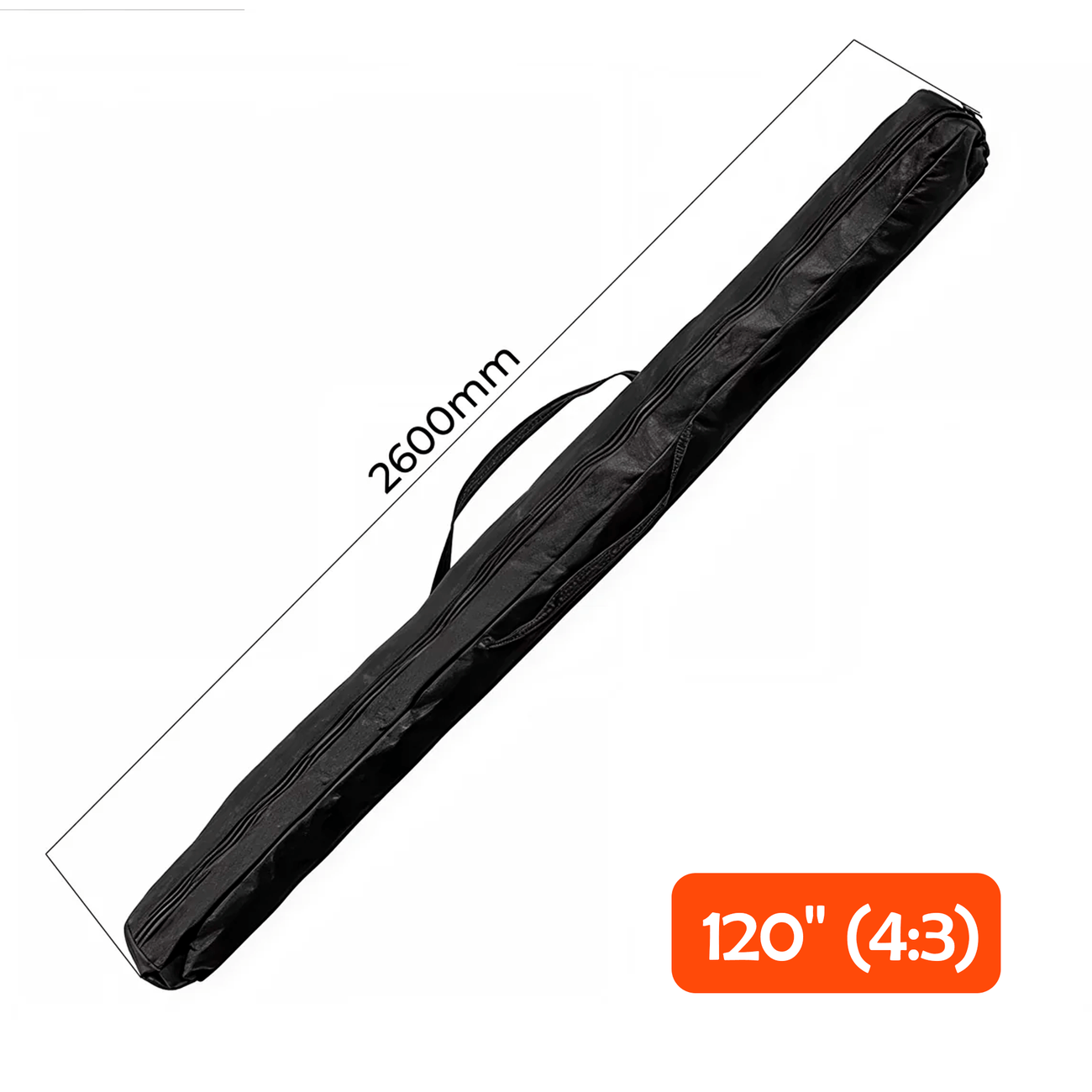 Funda para Ecran Trípode (4:3) / Largo desde 186cm a 320cm