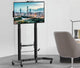 Pedestal con Rueda para TV 60 a 100 Pulg y Pantalla interactiva 55 a 86 pulg / VESA Max 1200x600mm / Carga 100 kg