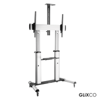 Pedestal con Ruedas para TV 60 a 100 Pulg / VESA Max 1000x600mm / Carga 100 kg