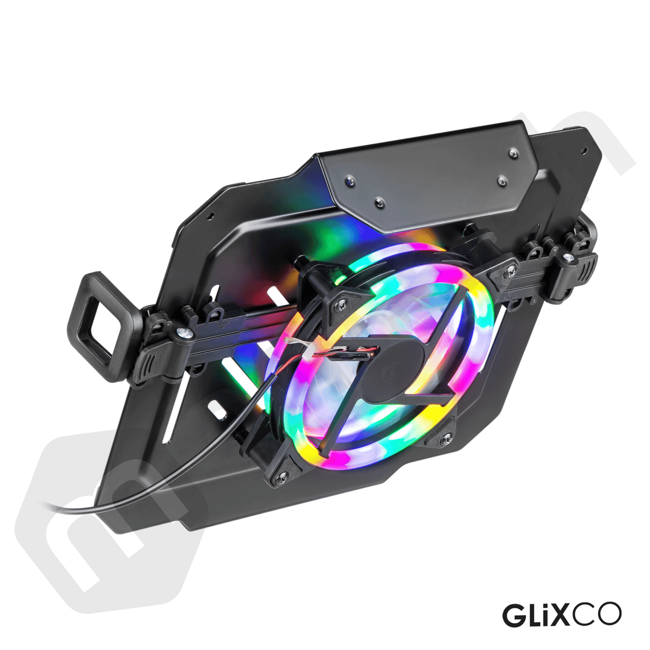 Soporte para Laptop 12-17 Pulg con Ventilador de Refrigeración con Iluminación RGB