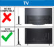 Rack Techo Electrico Plegable Giratorio  a Control Remoto TV 32 a 55 Pulg / VESA Max 40x40cm / Carga 30 kg - APP tuya