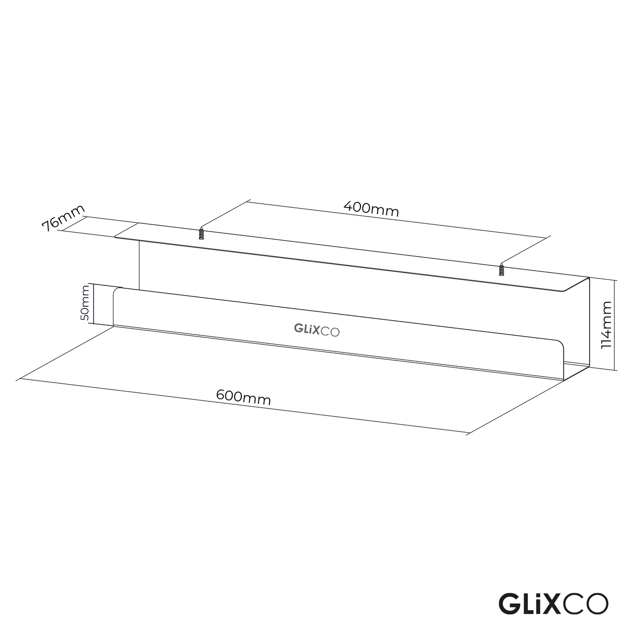 Organizador Bandeja para Cables - Debajo del Escritorio