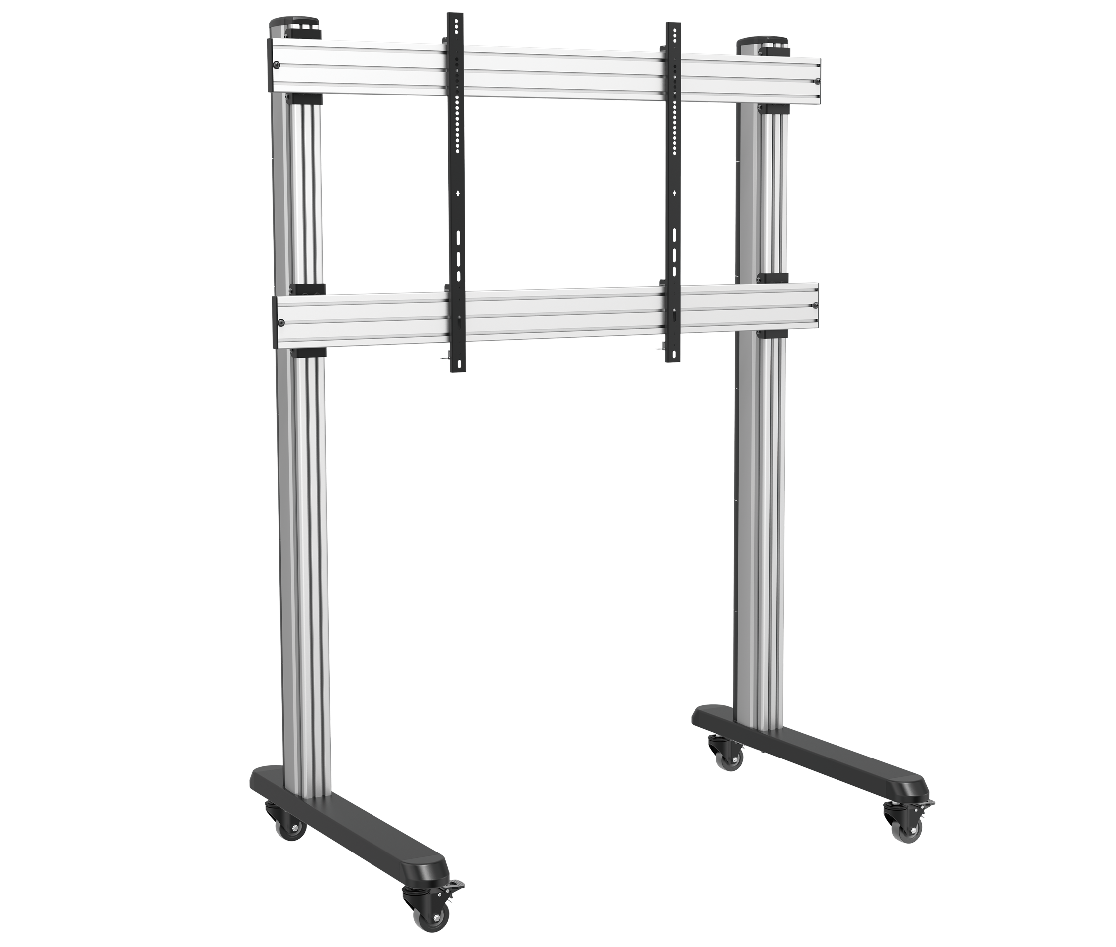Pedestal con Ruedas para TV Pantallas Interactivas 70 a 120 Pulg / VESA Max 1200x800mm / Carga 150 kg