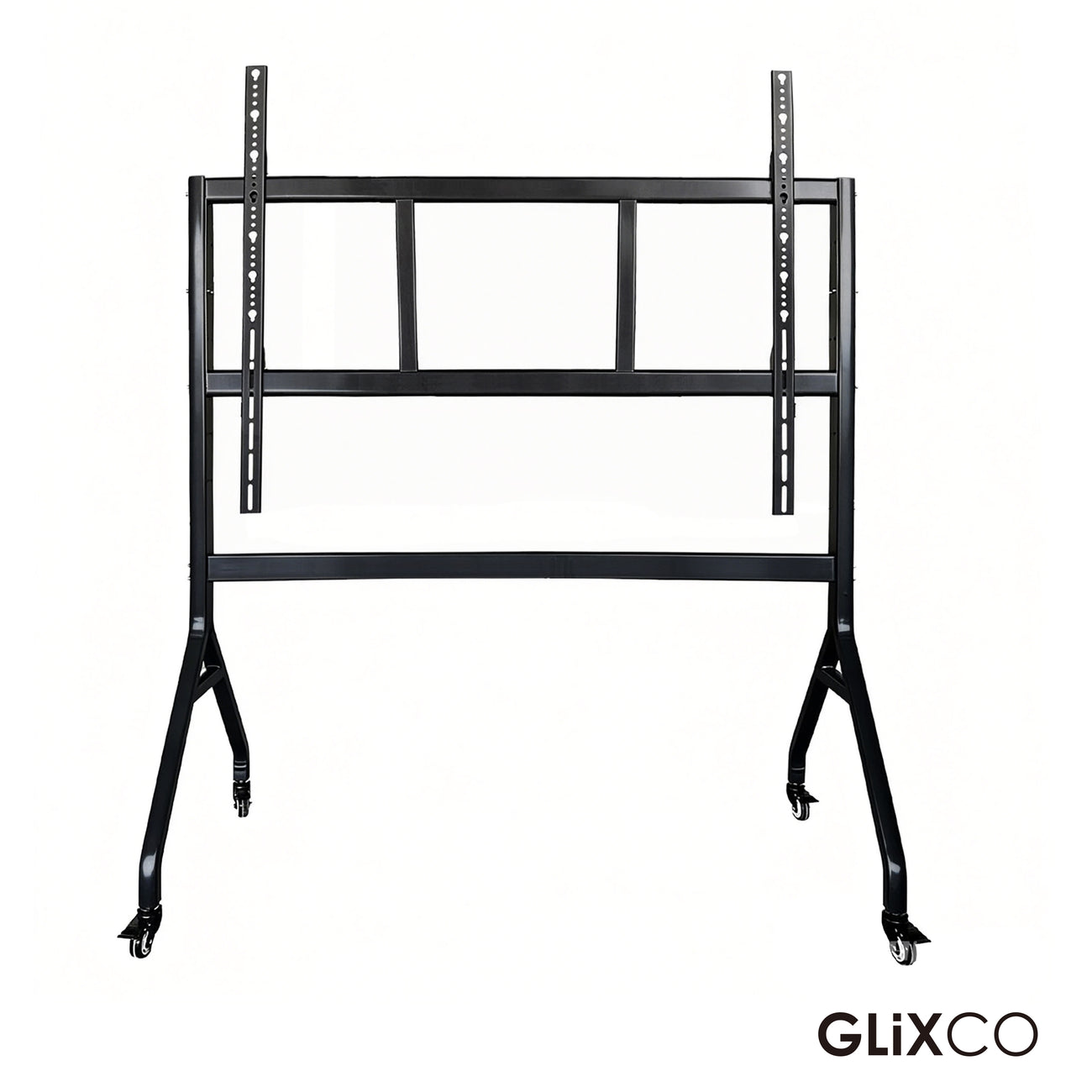 Rack Pedestal con Ruedas para TV 85 a 120 Pulg / VESA Max 1600x1100mm / Carga 120 kg