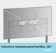 Rack Pedestal con Manivela  TV 60 a 110 PULG / Vesa Max 1200X600MM / Carga 120 KG - GRIS