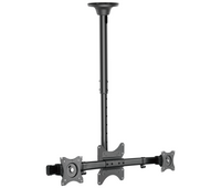 Rack Techo para 2 Monitores 13 a 27 Pulg / Alt Regulable 56 a 91 cm / VESA Max 100x100mm / Carga 10 kg