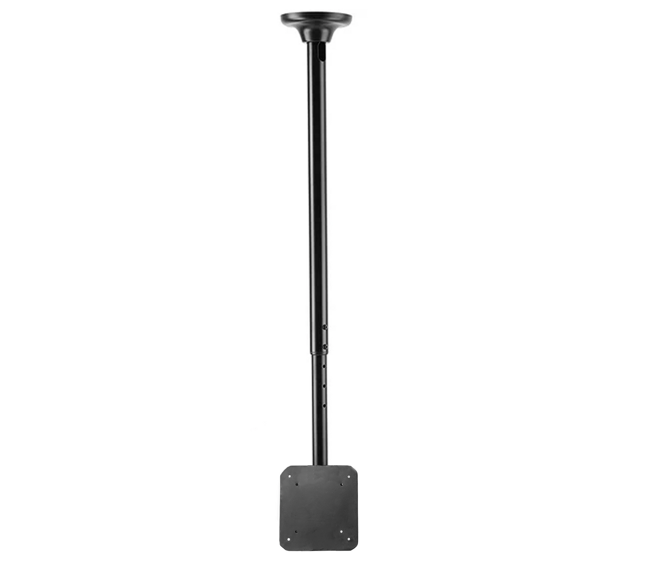 Rack Techo TV Monitor 23 a 34 Pulg / Alt Regulable 106 a 156cm / VESA Max 10x10cm / Carga 50 kg