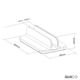 Soporte Base de Aluminio para Laptop - Ancho Ajustable