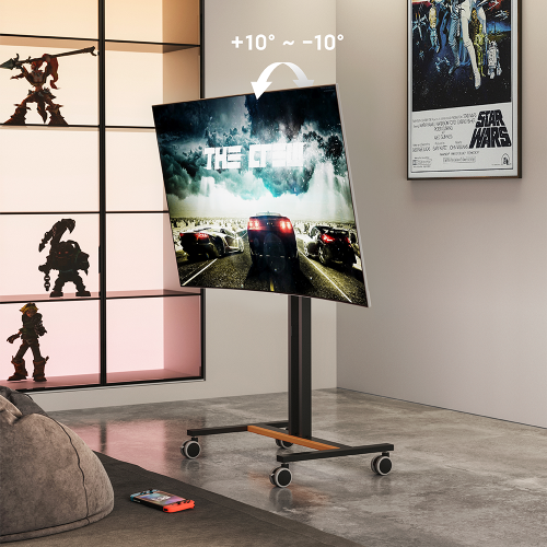 Pedestal con Rueda para TV 34-55 Pulg / VESA Max 400x400 mm / Carga 35 kg