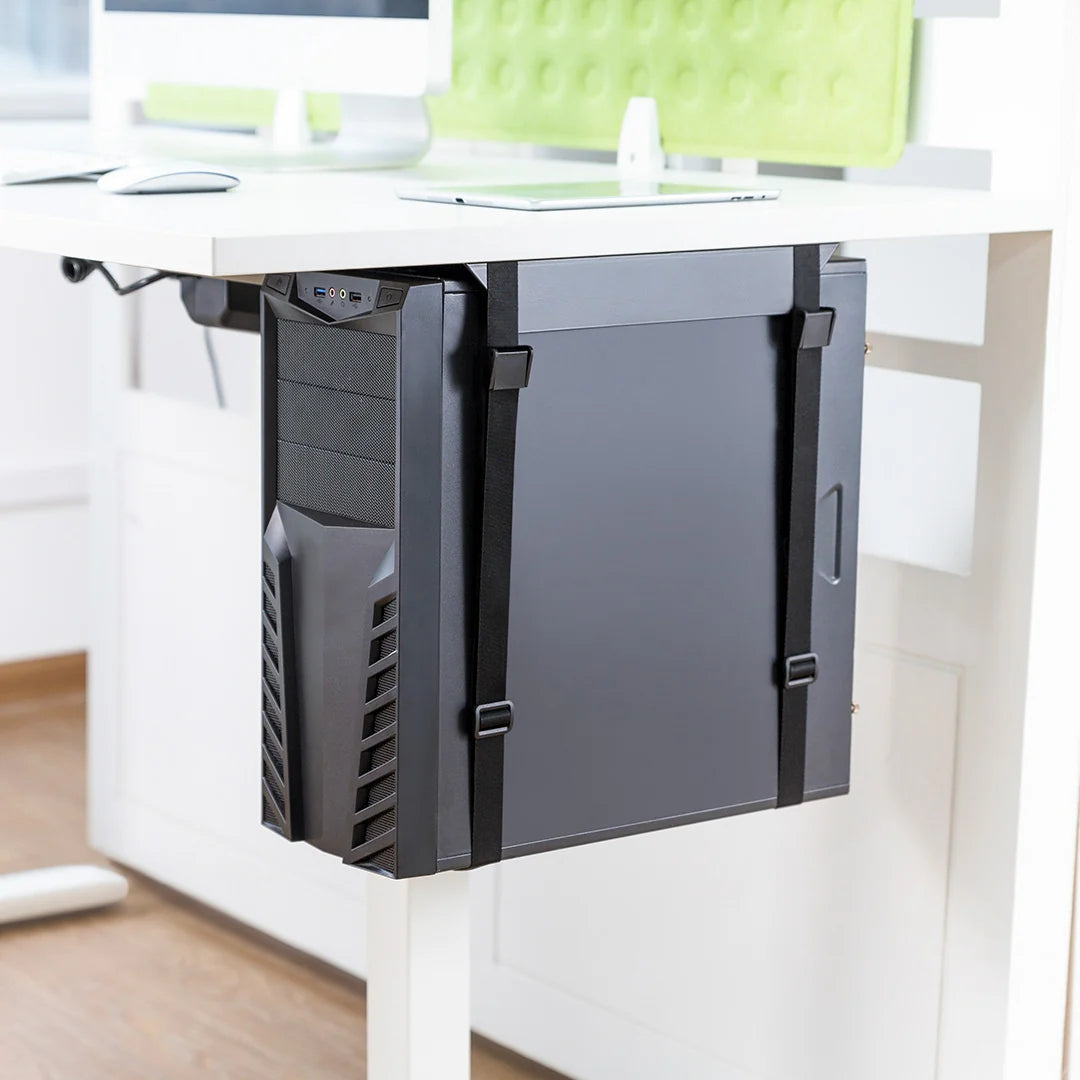 Soporte para CPU con Correa / PC Standard / Colgante Debajo del Escritorio
