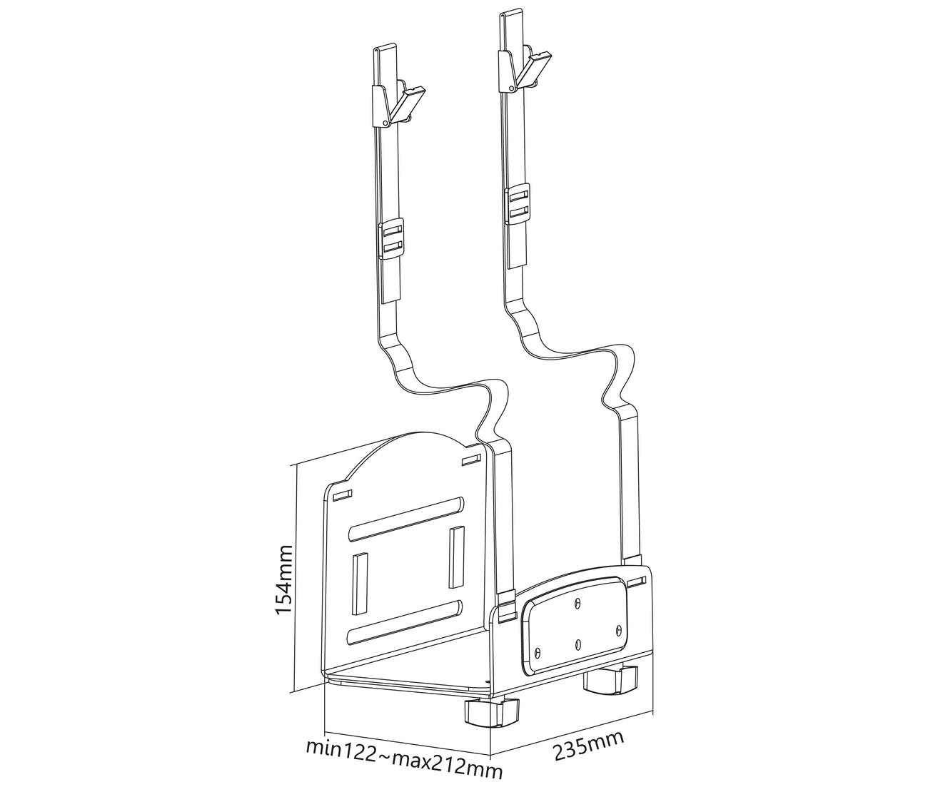 Soporte de Pared para CPU / PC / Xbox Series X
