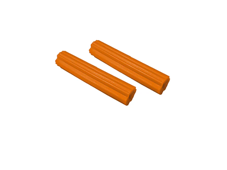 Gancho y Tarugo PVC Naranja para Ecran