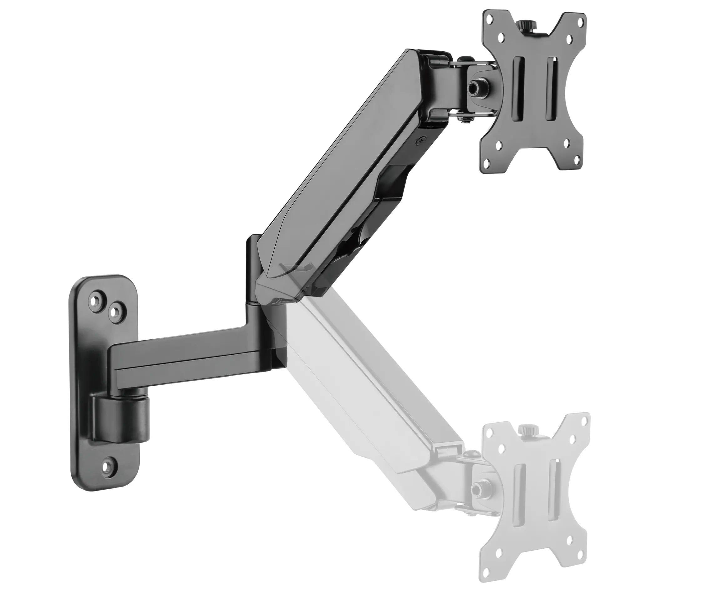 Rack Soporte con Gas Spring de Pared para Monitor 17 a 32 Pulg