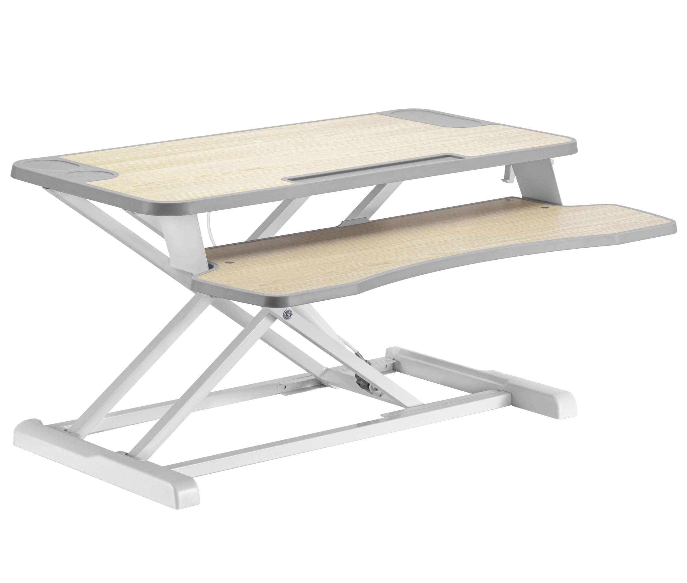 Escritorio Sobremesa 80x61 cm con Altura Regulable 11 a 50 cm  para trabajar Sentado o Parado