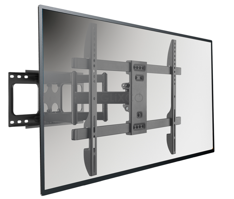 Rack Giratorio con Doble Brazo Articulado TV 42 a 80 Pulg / VESA Max 600x400mm / Carga 60 kg