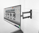 Rack Giratorio con Rotacion Vertical y Horizontal para TV 32 a 60 Pulg / VESA Max 400x400mm / Rotación 90° / Carga 32 kg / Brazo extendido 52 cm