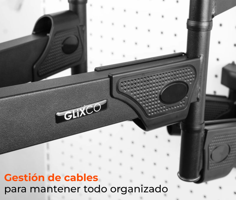 Rack Giratorio con Rotacion Vertical y Horizontal para TV de 37 a 70 Pulg / VESA Max 400x400mm / Rotación 90° / Carga 37.5 kg / Brazo extendido 54 cm