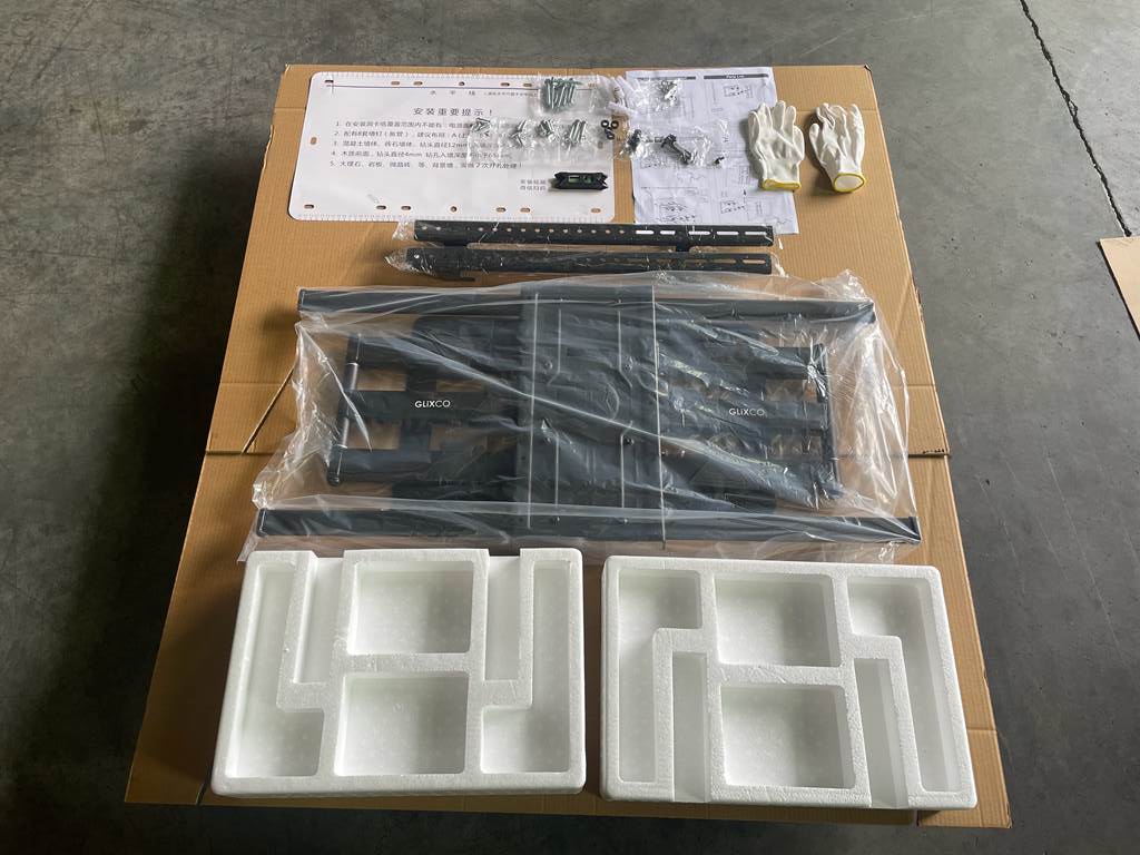 Rack Giratorio con Doble Brazo Articulado  para TV 65 a 100 Pulg / VESA max 900x600mm / Carga 75 kg