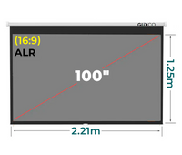 Ecran Gris Manual 100 Pulg (16:9) 2.21x1.25 m / ALR