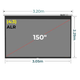 Ecran Gris Manual 150 Pulg (4:3) 3.05x2.29 m / ALR