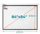 Ecran Manual 84x84 Pulg (1:1) 2.13x2.13 m / Vinil