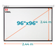 Ecran Manual 96x96 Pulg (1:1) 2.44x2.44 m / Vinil