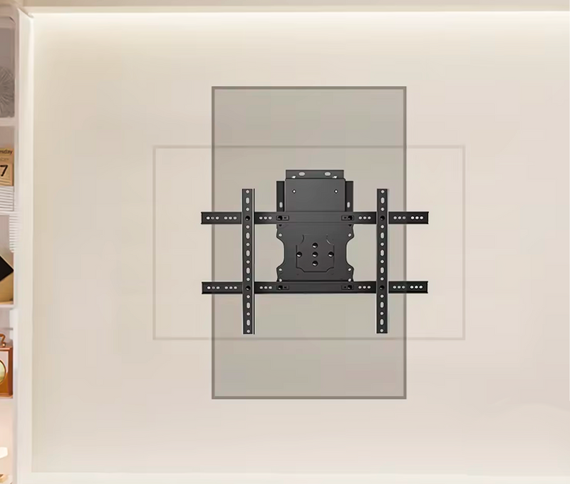 Rack Fijo con Rotacion Vertical y Horizontal para TV 37 a 75 Pulg / Giro 90° / VESA Max 600x400mm / Carga 50 kg