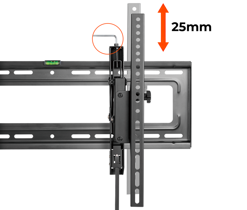 Rack Fijo para TV 43 a 90 Pulg / VESA Max 800x400mm / Carga 70 kg