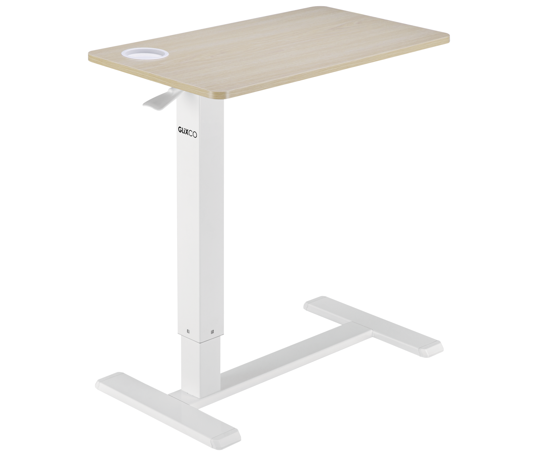 Mesa Auxiliar con Ruedas Ocultas / Escritorio movil para Laptop /Altura Pata 31mm / Tablero Melamina 71 x 40cm / Altura regulable 64 a 99cm / Uso en Cama , Sofa u Hospital