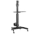 Pedestal con Ruedas para Monitor 13 a 32 Pulg con Soporte para CPU y Teclado