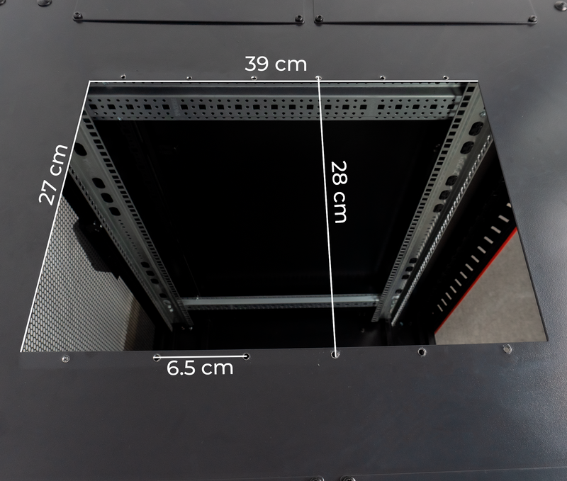 Gabinete de Piso para Servidores / 22 RU / 116x60x80 cm