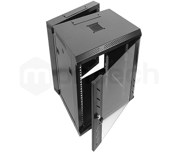 Gabinete Pivotable Abatible de Pared para Servidores / 15 RU / 77x60x54 cm