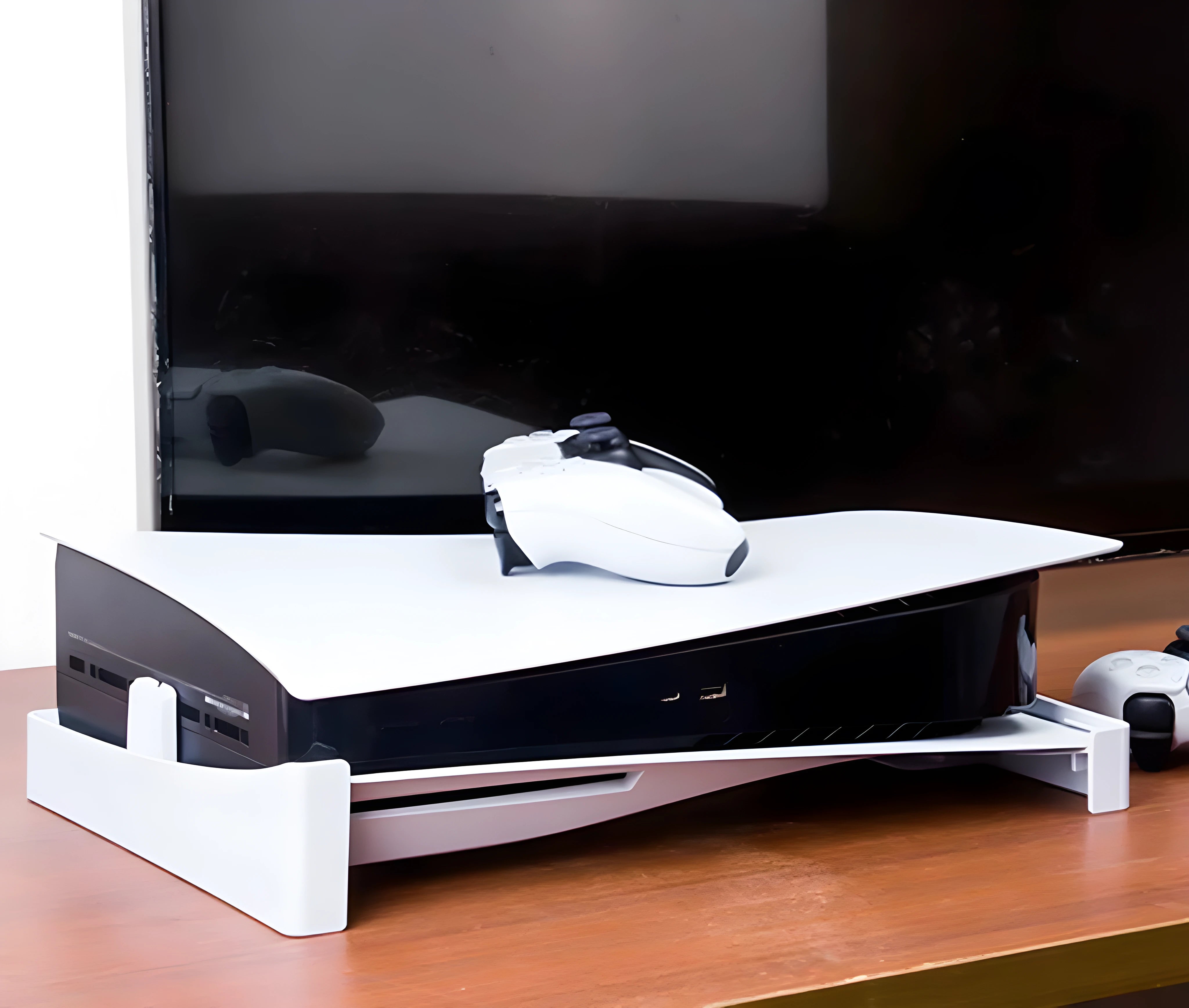 Soporte Elevador Horizontal para PlayStation 5 / PS5 estándar con Fijación por Tornillo
