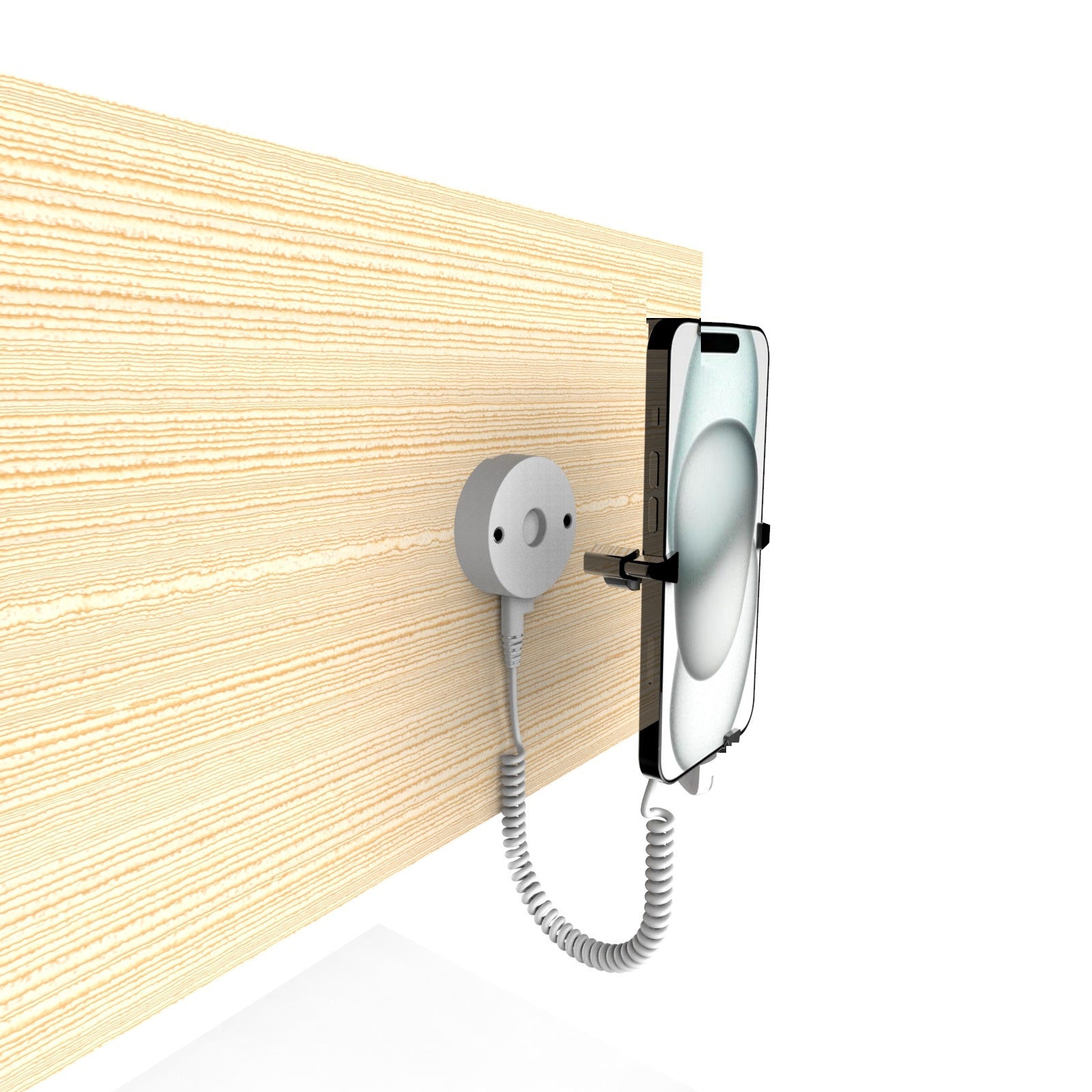 Soporte Antirrobo para Celular con Alarma de Seguridad Y Abrazadera