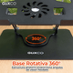 Soporte Plegable Giratorio 360°  para Laptop 11 a 15.6 Pulg / Cooler