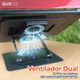 Soporte Plegable Giratorio 360°  para Laptop 11 a 15.6 Pulg / Cooler