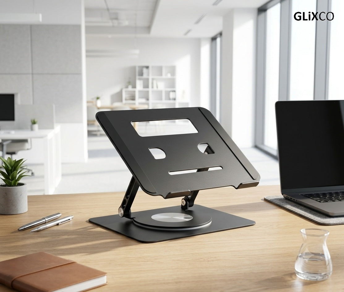 Soporte Plegable Giratorio 360° para Laptop 11 a 17 Pulg