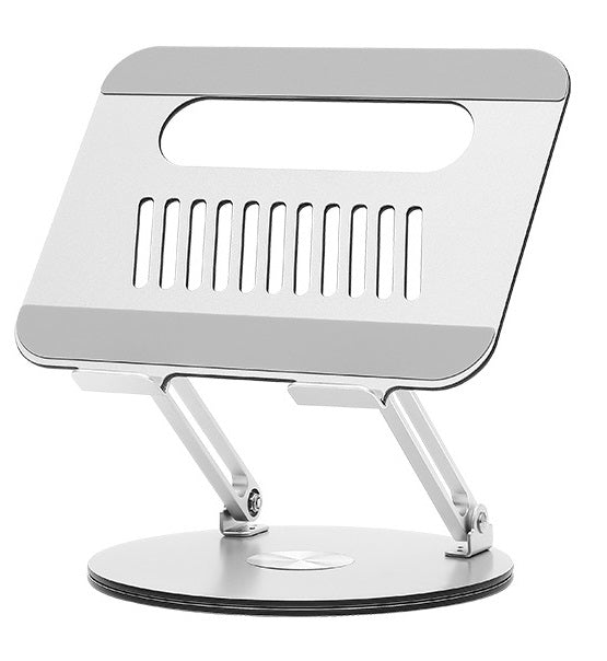 Soporte Elevador Plegable para Laptop 11 a 17 Pulg / Base Giratoria 360° / Altura Regulable
