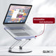 Soporte Elevador Plegable para Laptop 11 a 17 Pulg / Base Giratoria 360° / Altura Regulable
