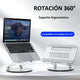 Soporte Elevador Plegable para Laptop 11 a 17 Pulg / Base Giratoria 360° / Altura Regulable
