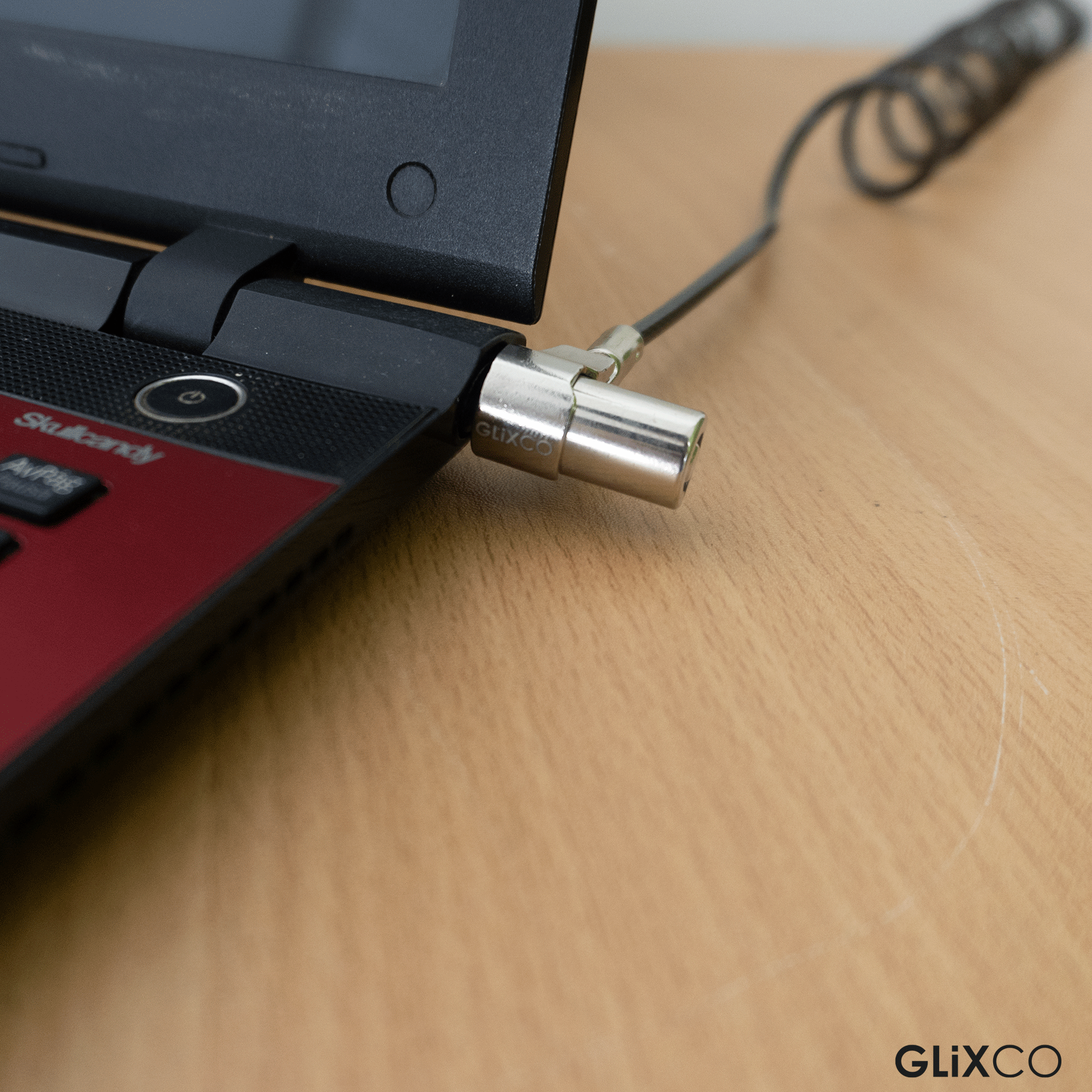 Cable Espiral de Seguridad para Laptop con LLave Codificada / Ranura Standard Kensington