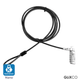Cable de Seguridad para Laptop con Clave 4 dígitos / 2 Mt / Ranura Nano