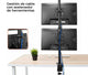Rack Soporte Doble de Escritorio para 2 Monitores de 13 a 32 Pulg