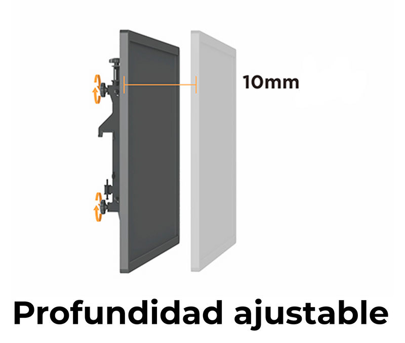 SOPORTE DE TECHO PARA VIDEOWALL DE 4 PANTALLAS 45 a 55 Pulg